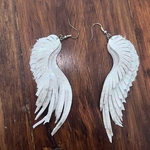 Angel wing earrings